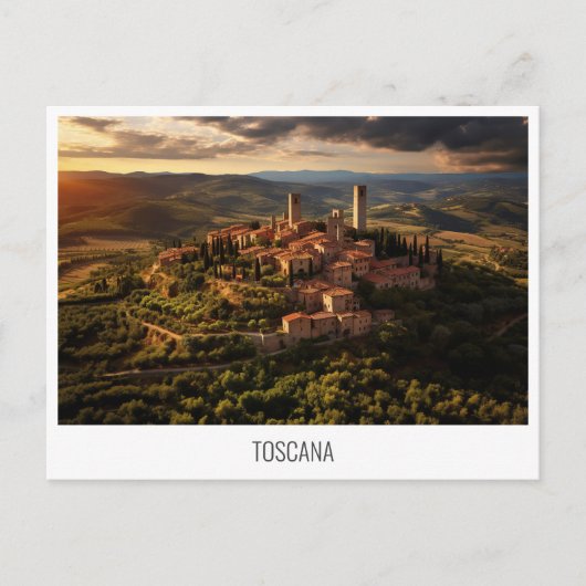 Toscana, Italië briefkaart (Voorkant)