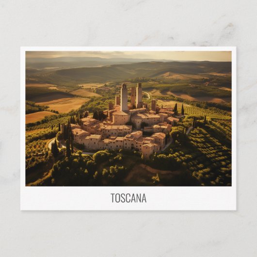 Toscana, Italië briefkaart (Voorkant)