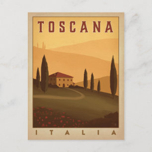 Toscana, Italië Briefkaart