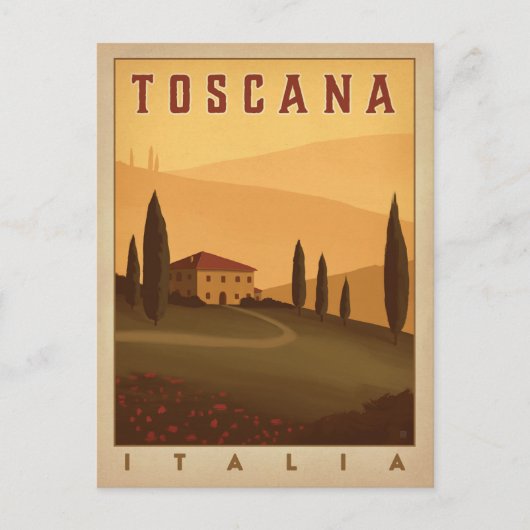 Toscana, Italië Briefkaart (Voorkant)