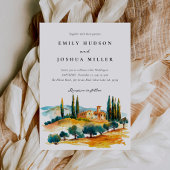 Toscana Landschap Italiaanse bruiloft Kaart