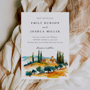 Toscana Landschap Italiaanse bruiloft Kaart