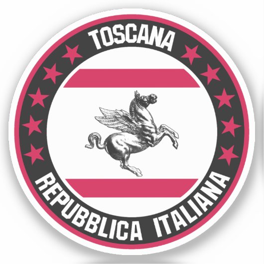 Toscana Sticker (Voorkant)