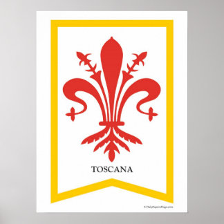 Toscana Toscane, Poster van Italië