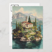 Toscana Vintage Travel Briefkaart (Voorkant / Achterkant)