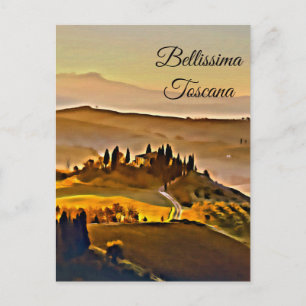 *~* Toscane - Bellissima Toscana Italiaanse taal Briefkaart