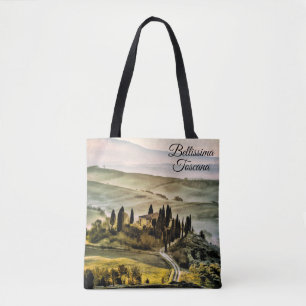 *~* Toscane. Bellissima Toscana Italiaanse taal Tote Bag