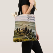 *~* Toscane. Bellissima Toscana Italiaanse taal Tote Bag (Dichtbij)