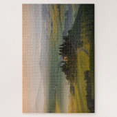 Toscane berglandschap op zonsopgang legpuzzel (Verticaal)