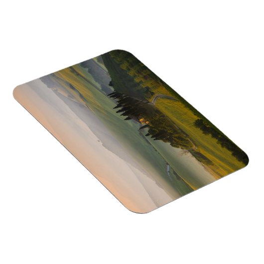 Toscane berglandschap op zonsopgang magneet (Rechterzijde)