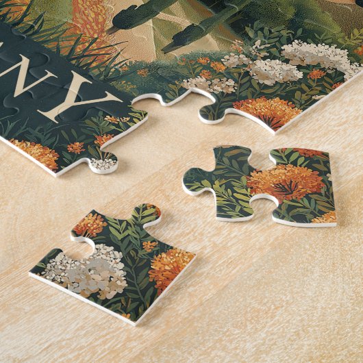 Toscane bij zonsondergang - Italië Reizen Legpuzzel (Zijkant)