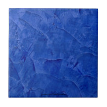 Toscane Blauwe Venetiaanse Pleister Keramische Teg