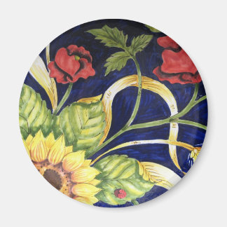 Toscane Bloemen 2 MAGNEET