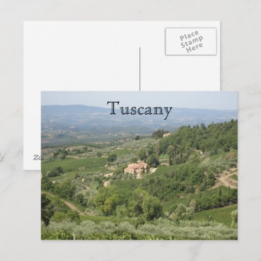 Toscane Briefkaart (Voorkant / Achterkant)