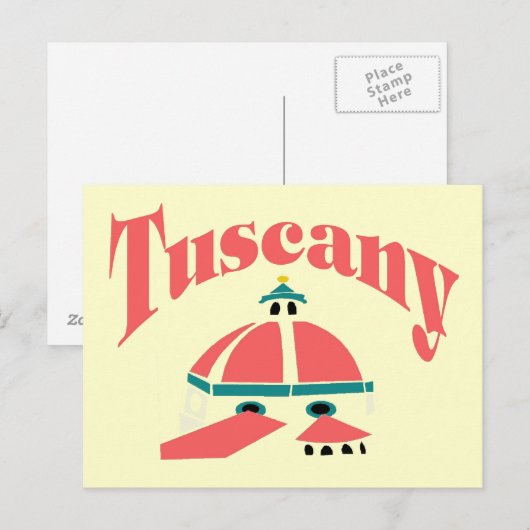 Toscane Briefkaart (Voorkant / Achterkant)