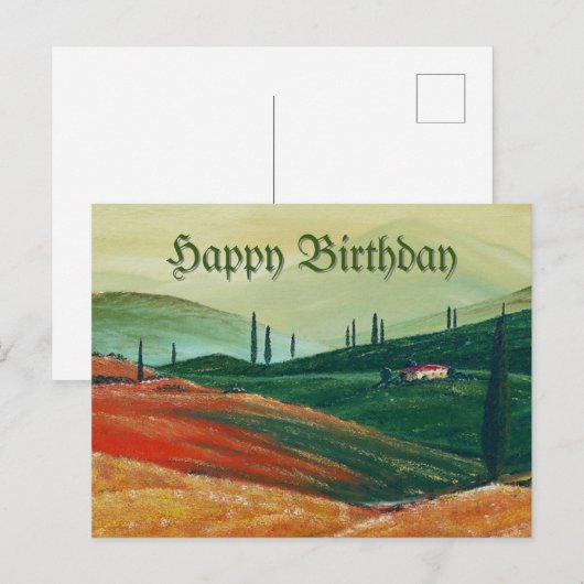 Toscane Briefkaart (Voorkant / Achterkant)