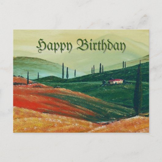 Toscane Briefkaart (Voorkant)