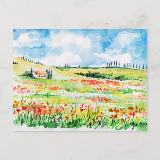 Toscane Briefkaart (Voorkant)