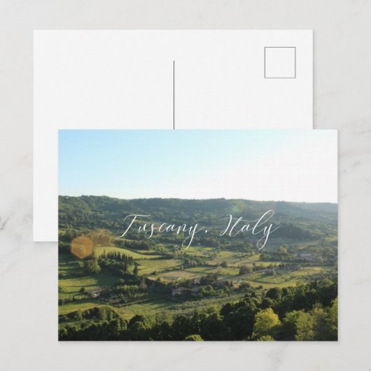 Toscane, Briefkaart Italië (Voorkant / Achterkant)