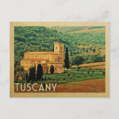 Toscane Briefkaart Italië Vintage Travel (Voorkant)
