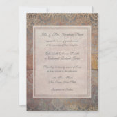  Toscane Damask Italiaanse legance Kaart (Achterkant)