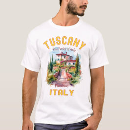 Toscane, De poëzie van Italië T-shirt