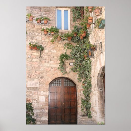 Toscane Deur Poster (Voorkant)
