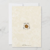 Toscane Dinner Party Uitnodiging (Achterkant)