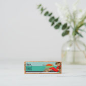 Toscane Diva-profielkaart... Mini Visitekaartje (Staand voorkant)