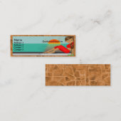 Toscane Diva-profielkaart... Mini Visitekaartje (Voorkant / Achterkant)