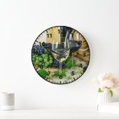 Toscane Druiven Wijn Acryl Keuken Wandklok (Huis)