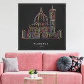 Toscane Elegantie Canvas Afdruk (Insitu (Woonkamer))