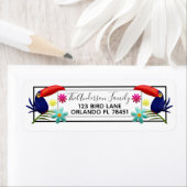 Toscane en bloemen etiket (Insitu)