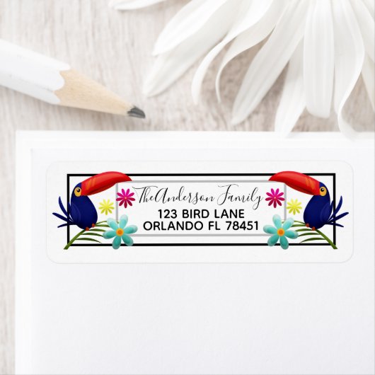 Toscane en bloemen etiket (Insitu)