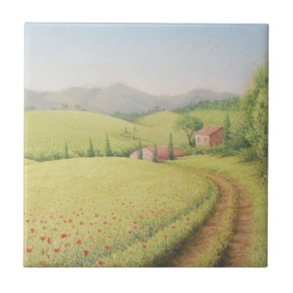 Toscane Farmhouse, Italië, pastel Ceramic Tile Tegeltje