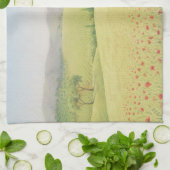 Toscane Farmhouse, Italië, pasteltheekdoek Theedoek (Gevouwen)