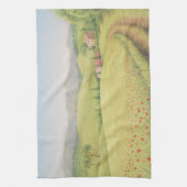 Toscane Farmhouse, Italië, pasteltheekdoek Theedoek (Verticaal)