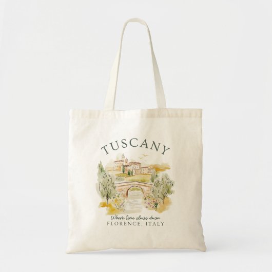 Toscane Florence Italië – Sereen zomerlandschap Tote Bag (Voorkant)