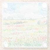 Toscane Glazen Onderzetter (Achterkant)