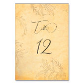 Toscane Herfst Textuur Tracery Kaart (Achterkant)