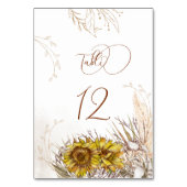 Toscane Herfst Textuur Tracery Kaart (Voorkant)