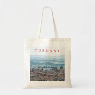 Toscane Hills uitzicht canvas tas