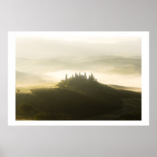 Toscane Huis Poster (Voorkant)