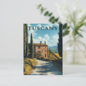 Toscane, idyllisch Italiaans platteland Briefkaart (Staand voorkant)