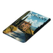 Toscane, idyllisch Italiaans platteland Magneet (Linkerzijde)