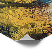 Toscane, idyllisch Italiaans platteland Poster (Hoek)