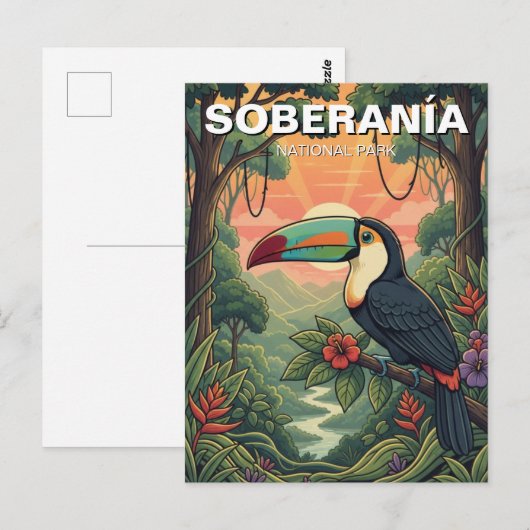 Toscane in het Soberania National Park Panama Briefkaart (Voorkant / Achterkant)