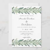 Toscane Italiaanse olive-bijkantoor Boho Modern We Kaart (Voorkant)