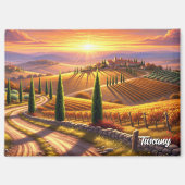 Toscane Italiaanse villa Magneet (Voorkant)