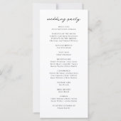 Toscane Italiaanse Villa Watercolor Trouwprogramma (Achterkant)